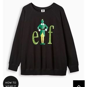 New Elf sweater size 6x